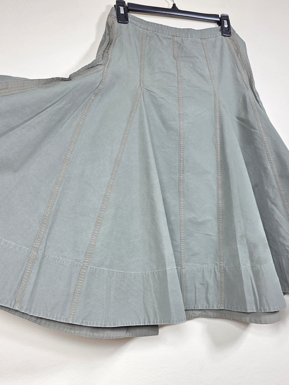 3.1 Phillip Lim Olive Green Midi Skirt - Picture 8 of 12